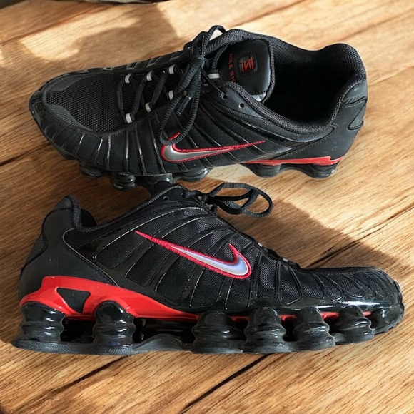 Nike shock TL Black and Red Sneakers main image 11